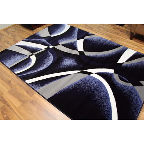 Photo 1 of **USED, NEEDS CLEANING**
Persian-rugs Tobis Navy Indoor/Outdoor Area Rug 8 X 10 