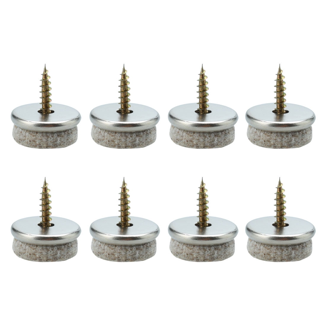 Screw Felt Glider Furniture Pads DIY Leg Feet Protector 22mm 7/8" Dia