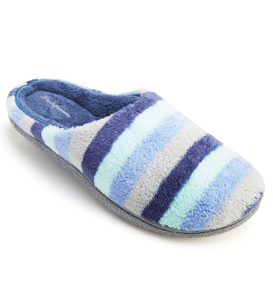dearfoams quilted terry clog slippers