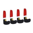 thumbnail image 1 of 4 piezas de fundas para patas de mesa navideñas, fundas para patas de silla, fundas para patas de mesa, calcetines, protectores de suelo,, 1 of 9