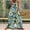 Green, variant on Kiplyki Womens Plus Size Capris Women's Pants Overalls Rompers Printed Buttons Suspender Jumpsuit
