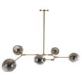 thumbnail image 3 of Safavieh Cdark Greyett 5-Light Modern Glam Pendant, Grey, 3 of 5