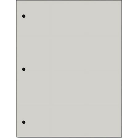 Copy And Printing Color Paper, 20 Lb. 3 Hole Punch 500 Sheets Per Ream. (Grey)