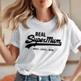 thumbnail image 3 of TSHIRT Real Super Mom Superhero Mother's Day T-Shirt Most Loved Mum Shirt, 3 of 3