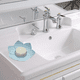 thumbnail image 4 of Paquete de 4 jaboneras de flores de loto con drenaje, soporte de jabón de silicona, bandeja de jabón Flexible antideslizante para ducha de baño, 4 of 5