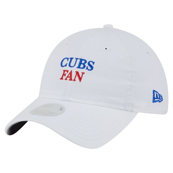 Women's New Era White Chicago Cubs Team Fan 9TWENTY Adjustable Hat