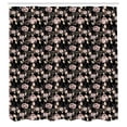 thumbnail image 3 of Ambesonne Floral Shower Curtain, Victorian Blooming Flowers, 69"Wx70"L, Grey Blush, 3 of 5