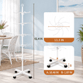 Retail Display Stand 5-tier Rotating Rack White - Walmart.com