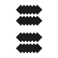 thumbnail image 4 of Naiovety 12 piezas retardante de llama PU bloque de absorción de sonido grabación de Audio en casa insonorizado Panel de reducción de ruido Negro 2Conjunto, 4 of 6