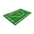 thumbnail image 2 of Esterilla de entrenamiento de fútbol, esterilla de entrenamiento de regate, portátil, resistente al desgaste, plegable, para entrenamiento de pisadas 50cmx80cm, 2 of 8