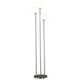 thumbnail image 1 of Kenroy Home 21377BS Matrielle 3 Light Torchiere- Brushed Steel Finish, 1 of 1