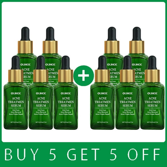 Acne Treatment Facial Serum Pore Shrinking Skin Care Against Face Acne Pimple Spots Remover Cleaning Shrink pores Tea Tree Serum