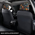 thumbnail image 3 of Kdxio Autumn with Pumpkins Pattern Print 2 Piece Car Head Rest Covers Set Auto Front/Rear Seats Headrest Cover Universal Fit Most Cars,Sedan, SUV, 3 of 9