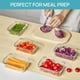 thumbnail image 4 of Recipientes de vidrio Vtopmart 650 ml con tapas, paquete de 5, 4 of 7