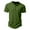 Green, variant on T Shirts for Man Casual Pure Color Basic Comfortable Summer Short Sleeve Button Detail Everyday Wear Breathable Blend Tee Top