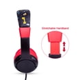 thumbnail image 6 of Olyre Toddler Headphones Wired with 85dB Safe Volume Limiter and Sharing Function, Adjustable Kids Headphones with Cord for Baby Boys and Girls for School Travel Black/Red, 6 of 8
