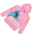 thumbnail image 6 of Disney's Lilo & Stitch Girls Pullover Hoodie - Little and Big Girls Sizes 4-16 Hot Pink, 6 of 6