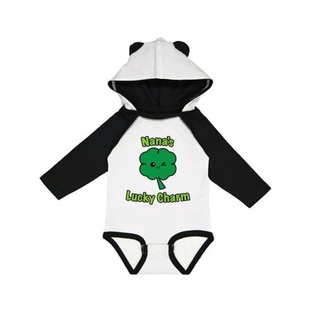 

Inktastic Nana s Lucky Charm Gift Baby Boy or Baby Girl Long Sleeve Bodysuit