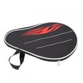 thumbnail image 3 of Table Tennis Bat Cover,  Pong Bat Case  Oxford  Store A Table Tennis Racket And 3 Balls  Black, 3 of 8