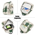 thumbnail image 5 of FORMRS Mini Backpack Purse for Women Travel Daypack Casual Shoulder Bag, Hand Drawn Christmas Stars, 5 of 7