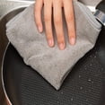 thumbnail image 3 of Professional 12x12 Inch Microfiber Cleaning Cloths - Green Pack of, 3 of 7