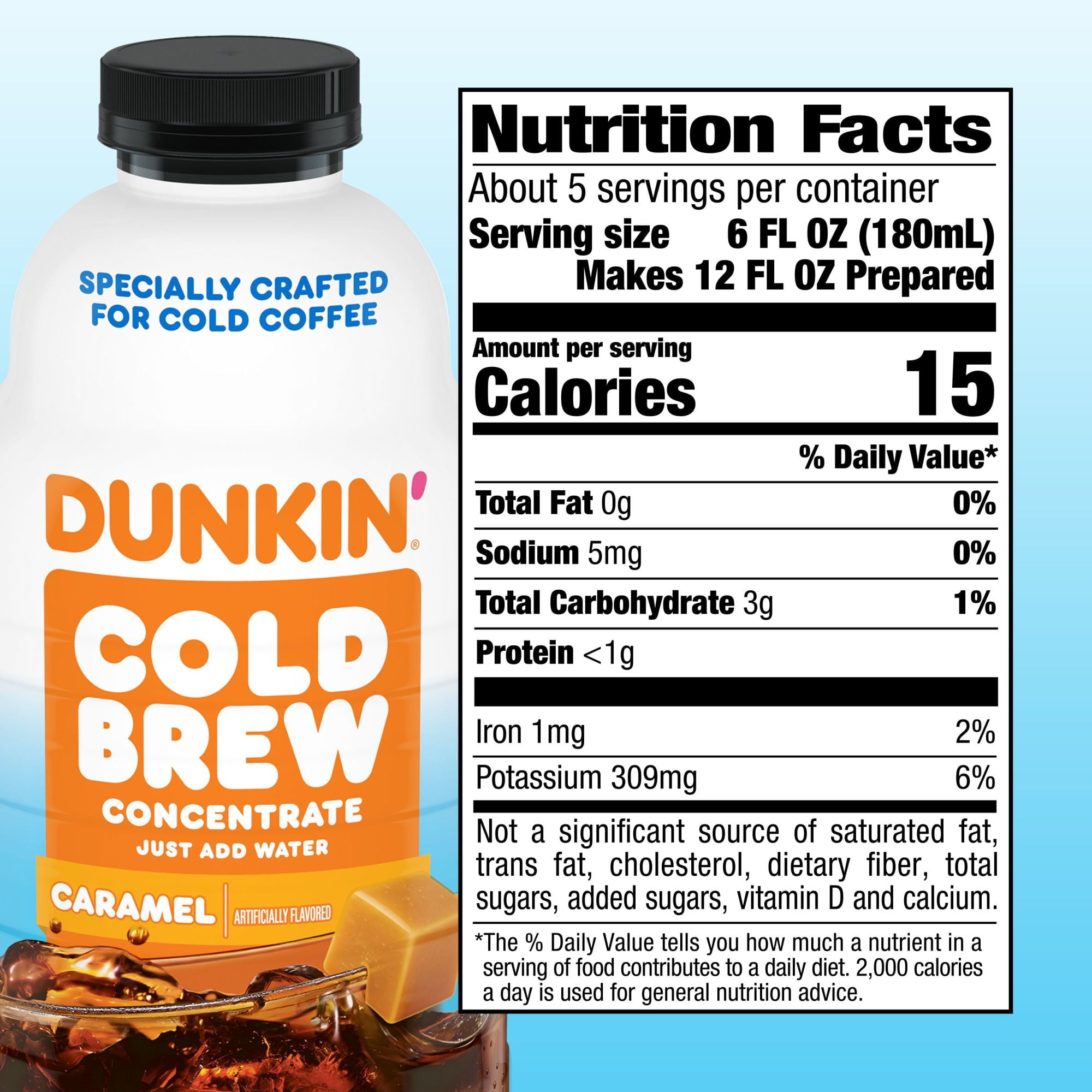 Dunkin Cold Brew Coffee Concentrate, 31 Oz.