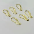 thumbnail image 5 of QQTDFG Wholesale Lot Beads Jewelry Findings 18K Gold Filled Pinch Ring Hook Earrings-100PCS, 5 of 9