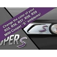 thumbnail image 1 of S Vinyl Decal Insert Replacements for MINI Cooper S 2nd Gen R55 R56 R57 R58 R59 Scuttle and Rear Emblem - Choose Color - [VIOLET], 1 of 1