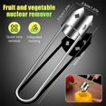 thumbnail image 2 of Universal Stainless Steel Fruit Core Remover - 2025 Upgrade Vegetable Corer for Red Bell Pepper Seeds - Core Fruits and Vegetables With Ease (2Pcs), 2 of 7