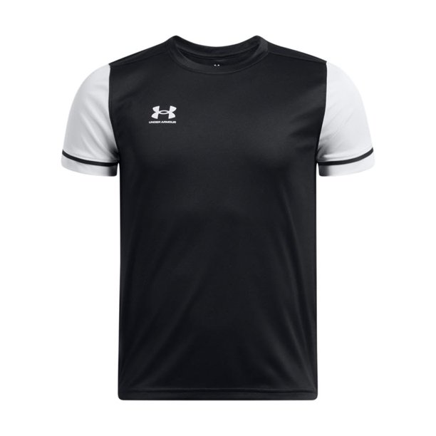 Jersey Under Armour Challenger para niño, negro y blanco, talla grande