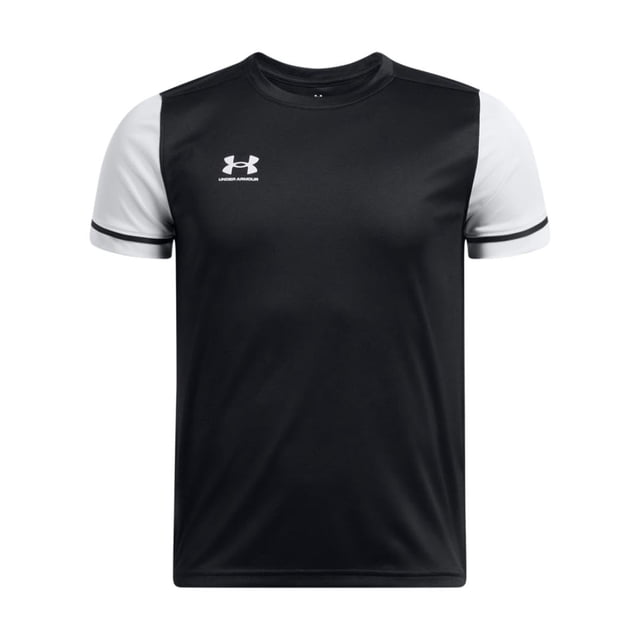 Jersey Under Armour Challenger para niño, negro y blanco, talla grande