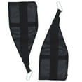 thumbnail image 2 of KAKOWELY 1Set of Sling Straps Weight Lifting Abdominal Exercise Belts Door Hanging with Rings Safe Lock for Powerlifting Bodybuilding Strength & Training (Black),22.44X"X7.2"X0.39", 2 of 4