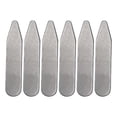 thumbnail image 1 of Paquete de 6 soportes para cuello de camisa, únicos y exquisitos, de metal, a prueba de arrugas. 50 mm x 10 mm x 08 mm, 1 of 9