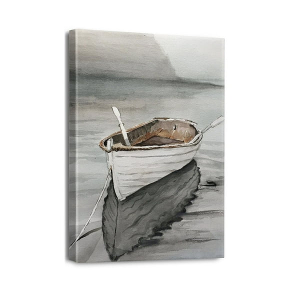 Beach Lover's Dream 12x16 Abstract Wall Art of Beach Scene, Perfect Bedroom Decor