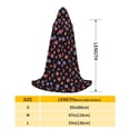 thumbnail image 2 of Honeii Animal Paw 1 Print Poncho Cape, Cloak Coat, Snuggly Hooded Wearable Blanket, Hooded Cape For Teenagers,Halloween Costumes-Large, 2 of 7