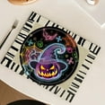 thumbnail image 5 of Qiweii Halloween Party Supplies - Table Cover Disposable Paper Plates Cups Napkins , Festive Cute Ghost Haunt Halloween Themed Decorations Used for birthdays, parties, meetups, Halloween, 5 of 6