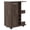 Brown, variant on Nmkwnr Single Door Wood Bar Cart with 2 Open Shelves and 4 Wheels and 6 Wine Rack, Perfect for Living Room, Bar, Dining Room, Dark Brown