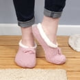 thumbnail image 2 of BambooMN Women's Fancy Yarn Slippers Non-Slip Cozy Lined - Assortment I - Medium - 12 Pairs, 2 of 7