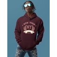 thumbnail image 2 of New York Garland W Banner Hoodie Men -Image by Shutterstock, Male 5X-Large, 2 of 4