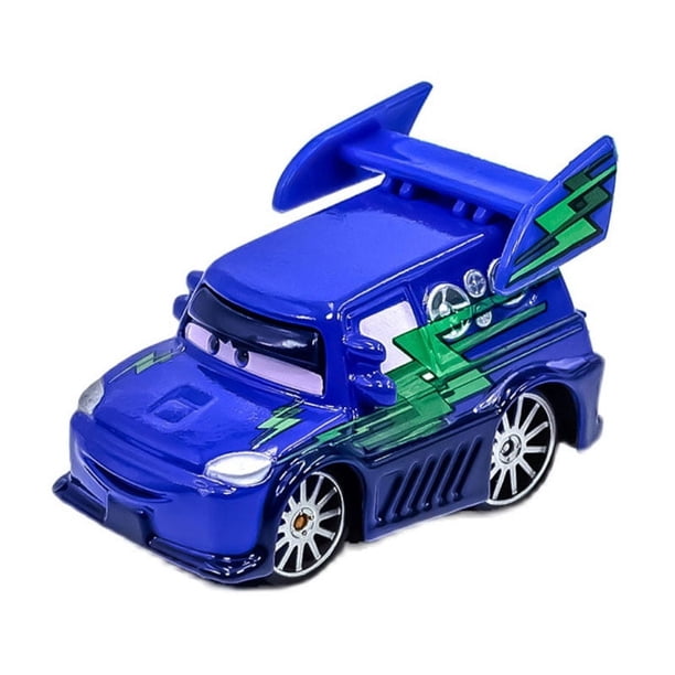 Disney Pixar Cars 3 The Thunder Valley Crash Party Sheriff Mud McQueen Miss Mr Destroy Coche de juguete de metal fundido a presión Regalos de cumpleaños para niños