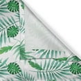 thumbnail image 4 of Ambesonne Polynesian Window Valance, Watercolor Leafage, 54" X 12", Green and Almond Green, 4 of 5