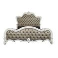 thumbnail image 6 of ACME Versailles II Queen Bed in Vintage Gray Polyurethane and Bone White, 6 of 6