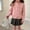C-Pink110, variant on Tops for Girls Knit Cardigan Cable Pattern Embroidery Detail Button Front Solid Color For Kids Early Spring Wear