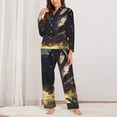 thumbnail image 2 of Sikiie Sleeping Dragon In Forest Pajamas for Women Set, Womens Pajama Sets, Lounge Sets for Women, 2pjs for Women-X-Large, 2 of 7