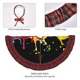 thumbnail image 4 of Sigee Vibrant Color Splash for Christmas Decoration Tree Skirt Christmas Plaid Tree Skirt,Christmas home decor Holiday Tree Skirt Fits TChristmas Tree-30", 4 of 6
