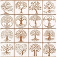 thumbnail image 3 of ZheElen Tree painting template hollow template, 3 of 8