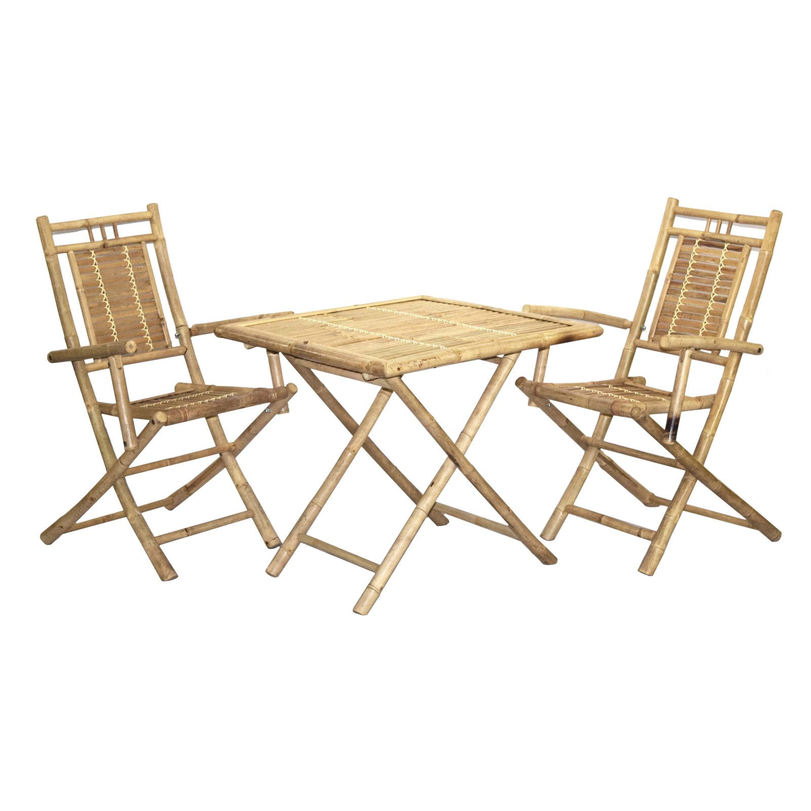 Buy Habitat Seater Bamboo Bar Bistro Set Garden Furniture Sets Habitat