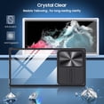 thumbnail image 2 of Compatible with Samsung Galaxy S22 Ultra Case with Built-in Screen Protector, Soft TPU Bumper Case for Samsung S22 Ultra Clear Phone Case Shockproof Anti-Scratch Transparent Cases (Black Gray), 2 of 12