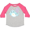 thumbnail image 3 of Inktastic Happy 5th Birthday with Cute Narwhal Stars and Bubbles Boys or Girls Toddler T-Shirt, 3 of 5