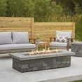 thumbnail image 4 of Sedona Large Rectangle Propane Fire Table in Gray with Natural Gas Conversion kit, 4 of 7